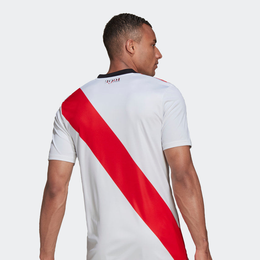 adidas RIVER PLATE 21/22 HOME Soccer Jersey | White-Red | Men's