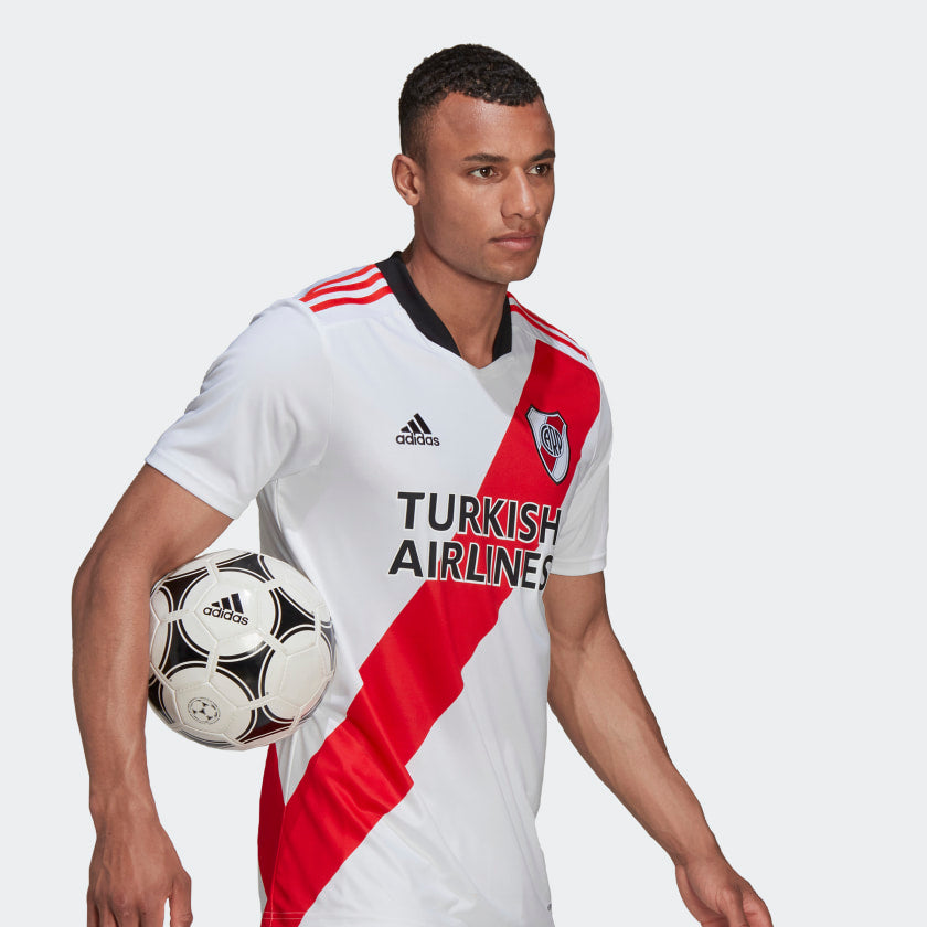 presentar Mirar Embutido adidas RIVER PLATE 21/22 HOME Soccer Jersey | White-Red | Men's | stripe 3  adidas