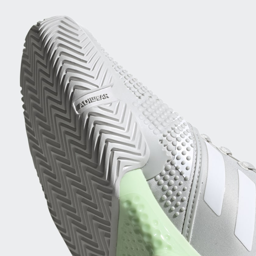 adidas SOLECOURT BOOST Tennis Shoes | Grey-Green | Women's