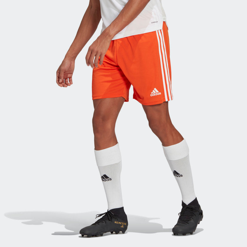 adidas SQUADRA 21 Shorts | Orange | Men's | stripe 3 adidas