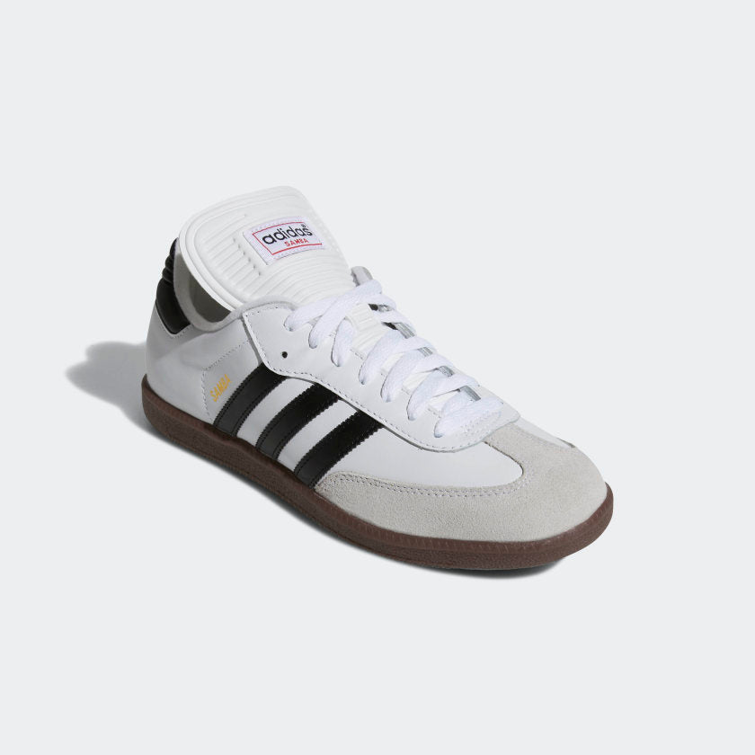 adidas SAMBA CLASSIC Leather Shoes | White-Black | Men's | stripe 