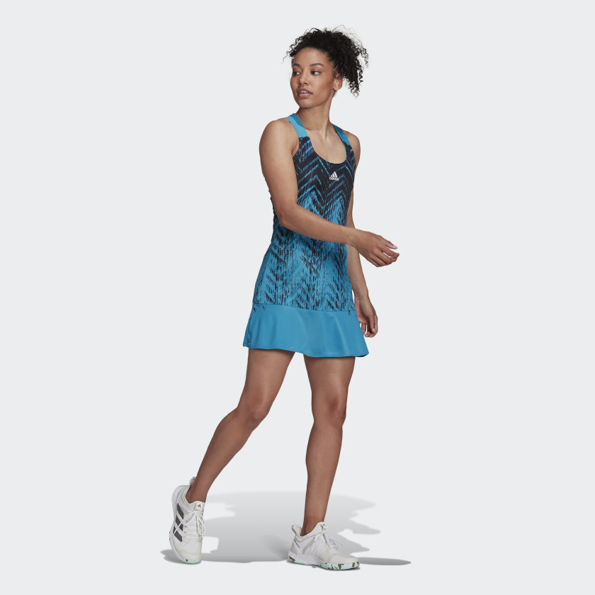 adidas TENNIS Y-DRESS Primeblue | Sonic Aqua | Women's