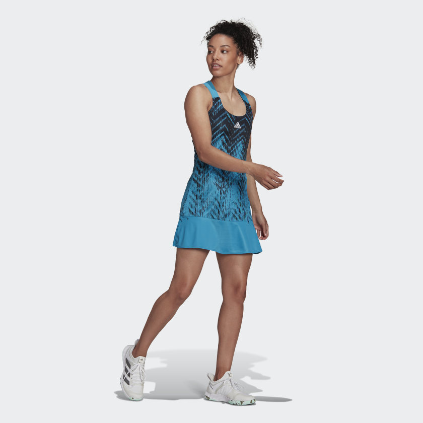adidas TENNIS Y-DRESS Primeblue | Sonic Aqua
