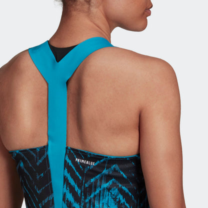 adidas tennis dress blue adidas TANK TENNIS DRESS - Blue