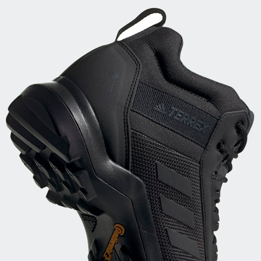 adidas TERREX AX3 MID GORE-TEX Hiking Shoes Black-Carbon Men's stripe 3 adidas
