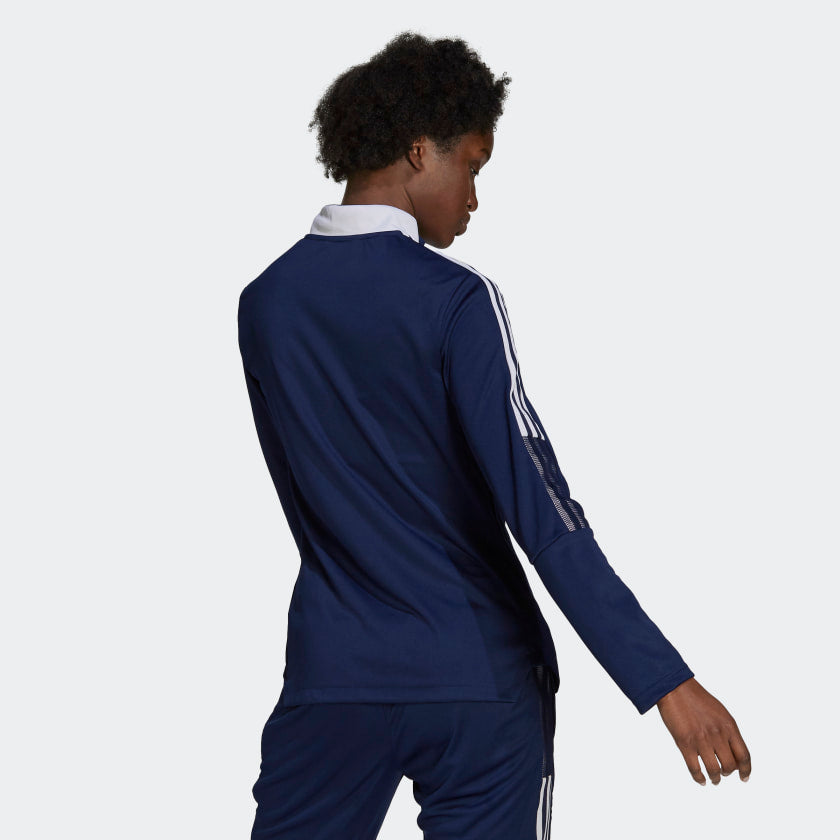 adidas TIRO 21 Jacket | Team Navy Blue | Women's | stripe 3 adidas