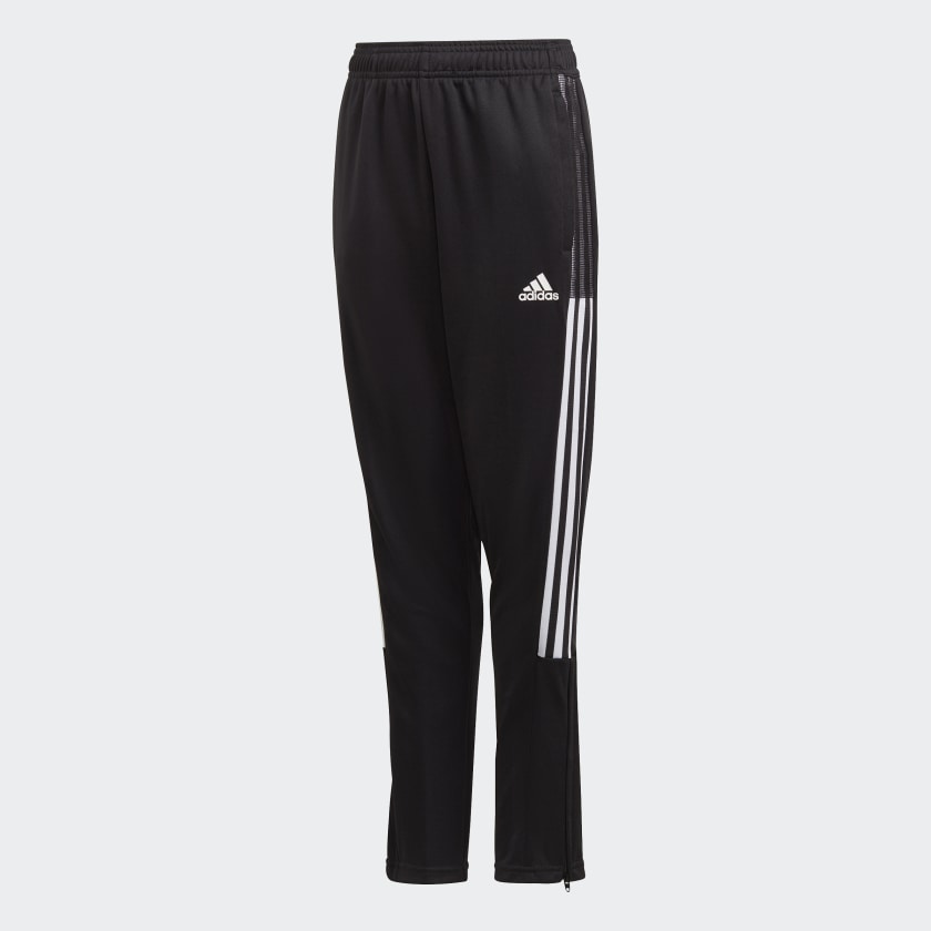 adidas  Pants  Black Adidas Soccer Pants With Gray Tripes On The Sides  And Zipper On Bottom  Poshmark