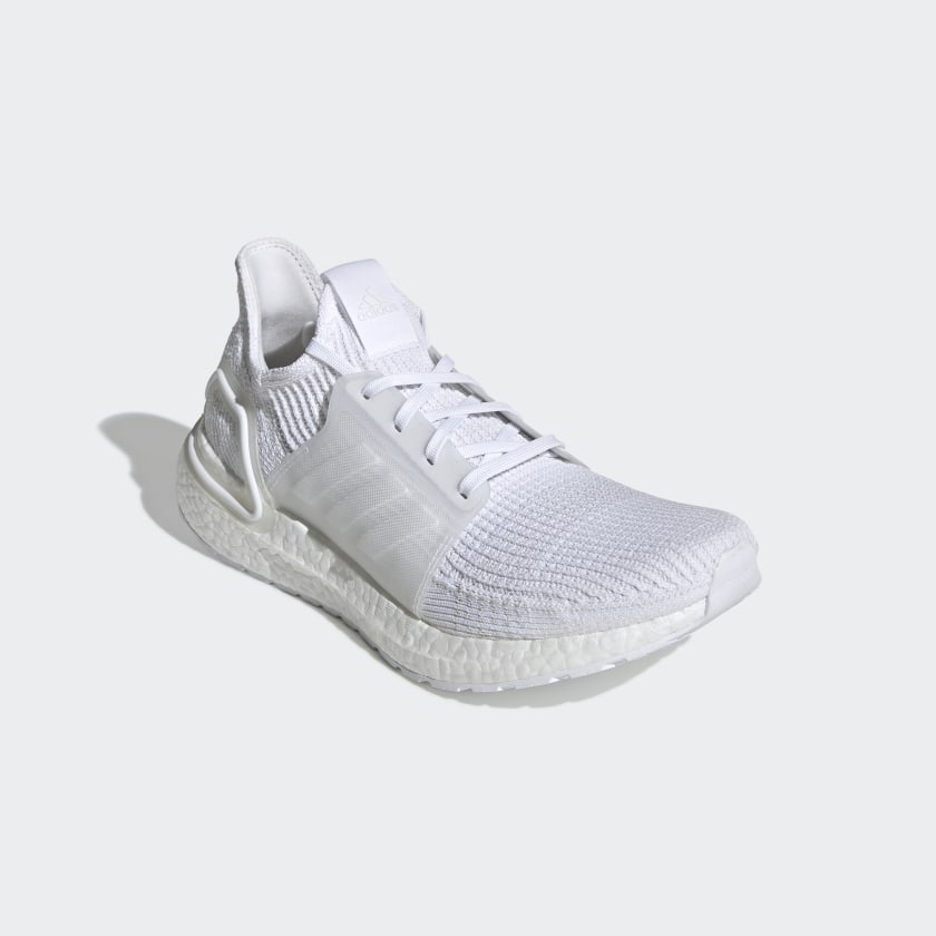 adidas ULTRABOOST 19 Shoes - Triple White | Men's