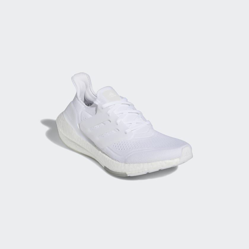 adidas ULTRABOOST 21 Running Shoes | Triple White | Women's