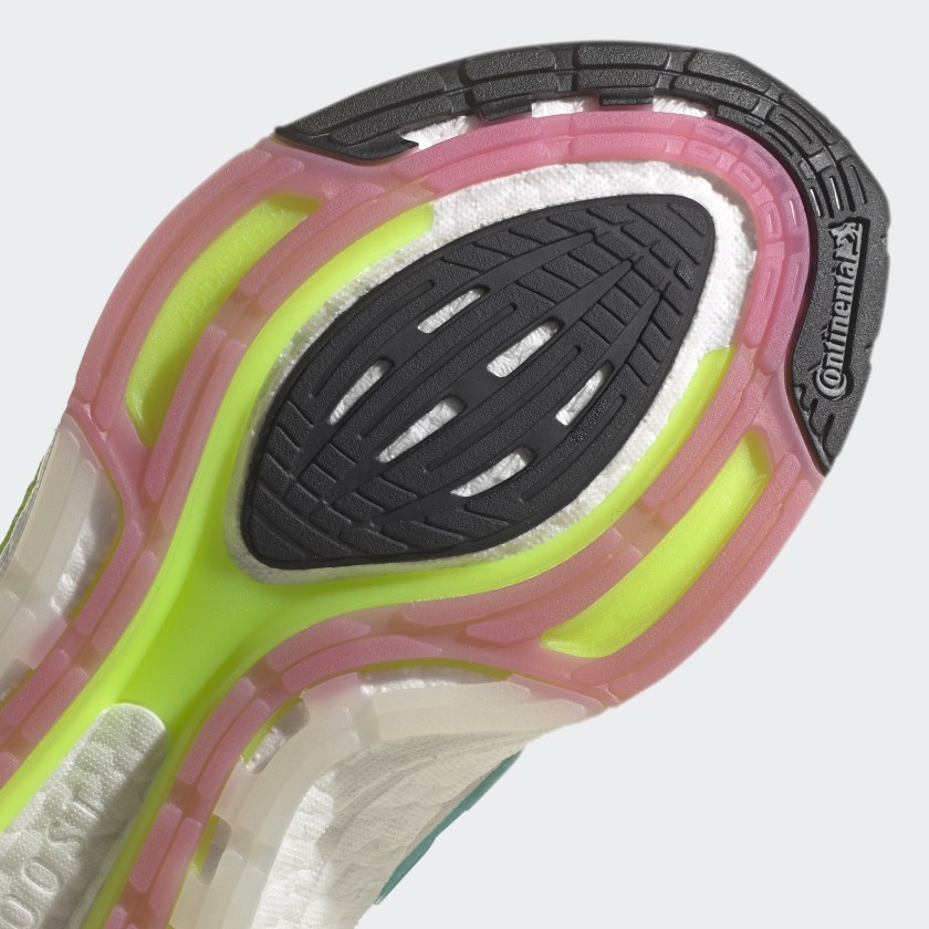 adidas ULTRABOOST 21 Running Shoes Off-White-Mint | Women's | stripe 3