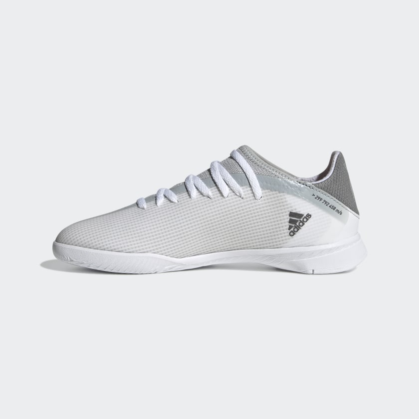 tiran vier keer partij adidas Jr. X SPEEDFLOW.3 Indoor Soccer Cleats | White | stripe 3 adidas