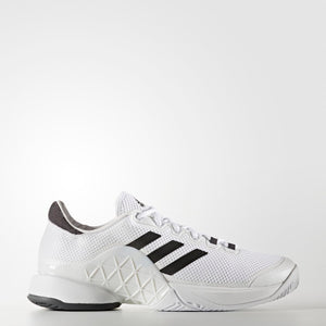 adidas BARRICADE 2017 Tennis Shoes | White-Grey | Men's