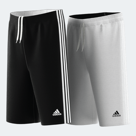 adidas 3-STRIPES PRACTICE Reversible Shorts | Black-White | Youth