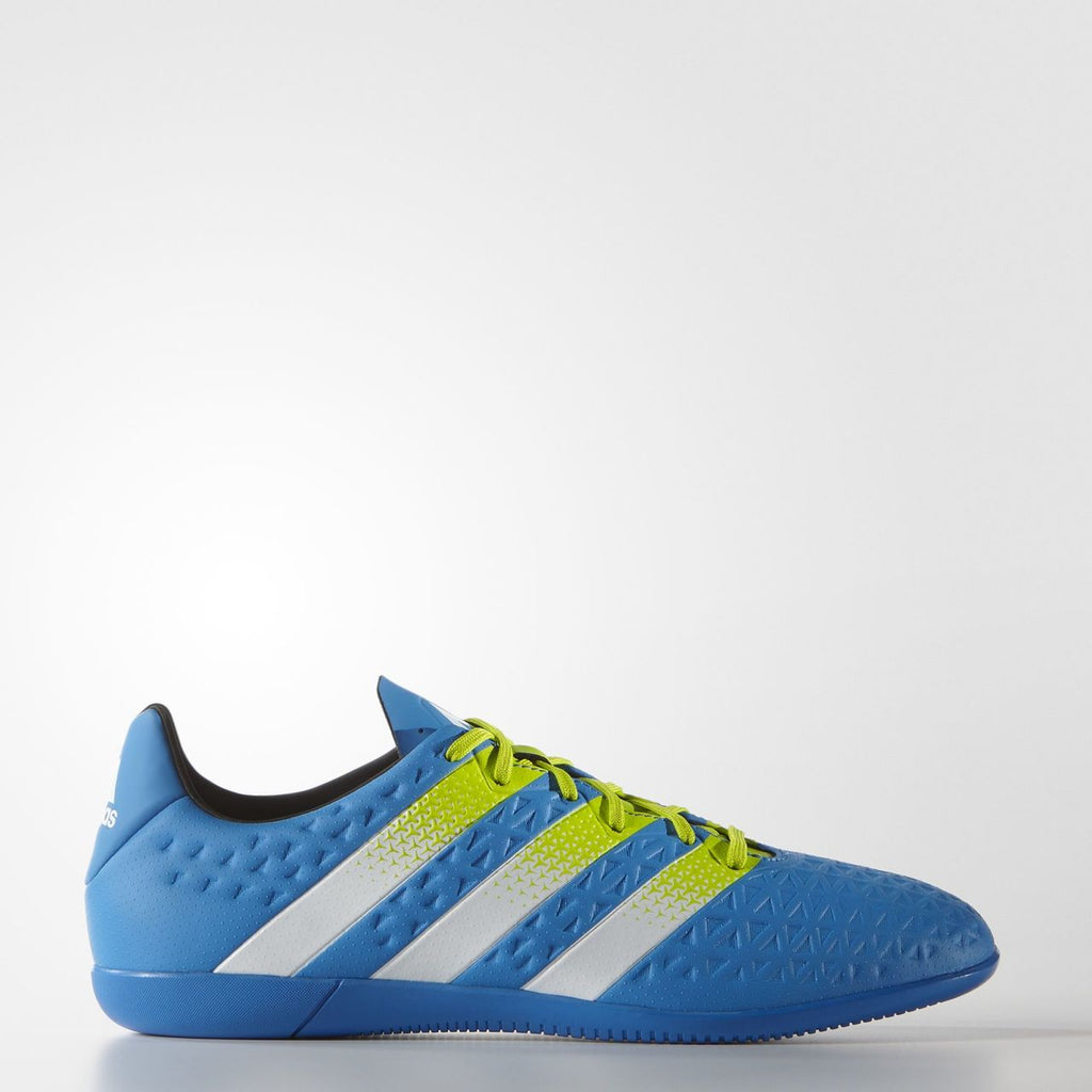Eerlijk Afdrukken Aanvrager adidas ACE 16.3 Indoor Soccer Shoes | Shock Blue | Men's | stripe 3 adidas