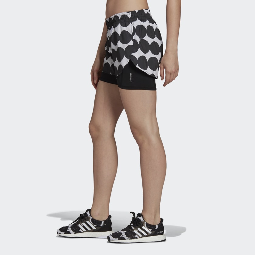 adidas Originals womens Marimekko Shorts, Black/White, 41 Regular US at   Women's Clothing store
