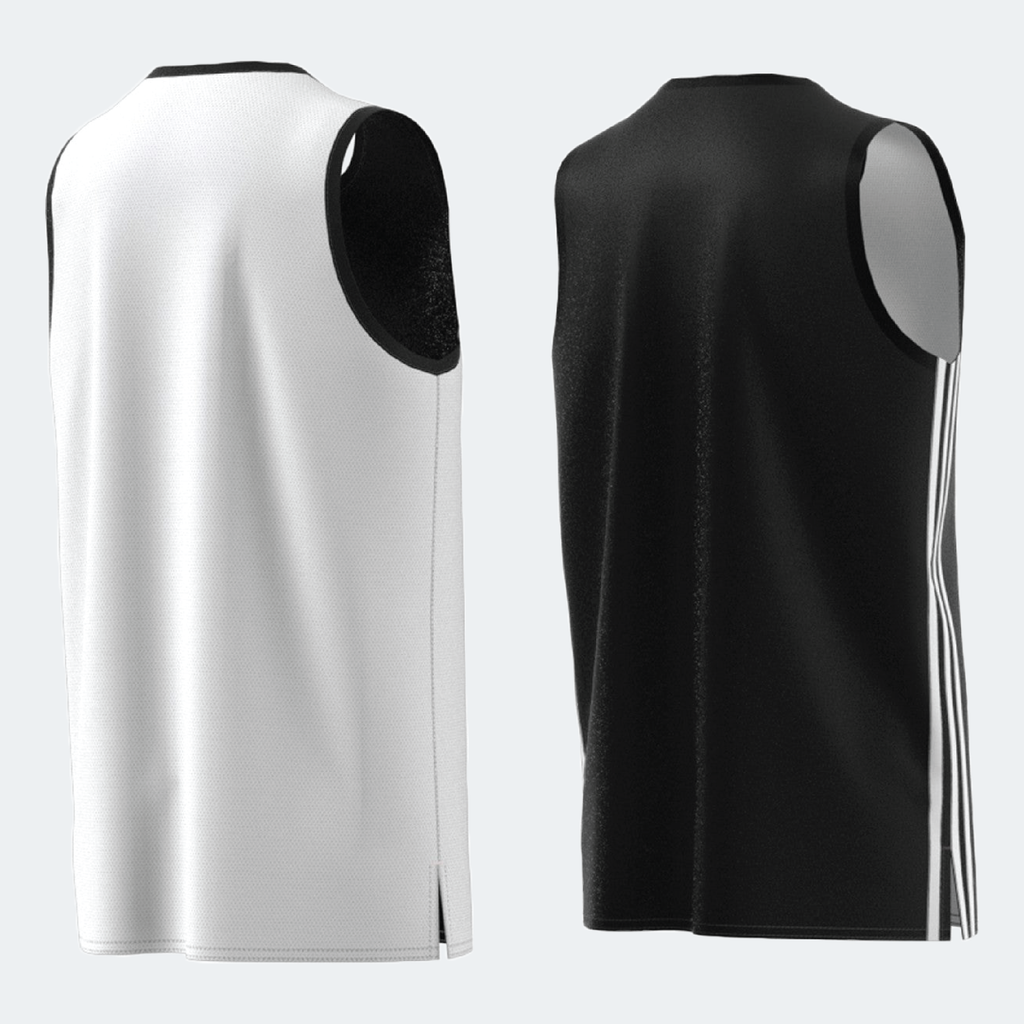 adidas 3-STRIPES PRACTICE Reversible Jersey | Black-White | Youth