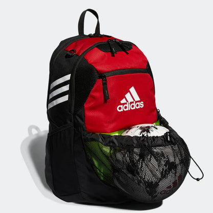 adidas classic 3s ii backpack red Striker 3 making it comfortable to carry Adidas Stadium III Backpack