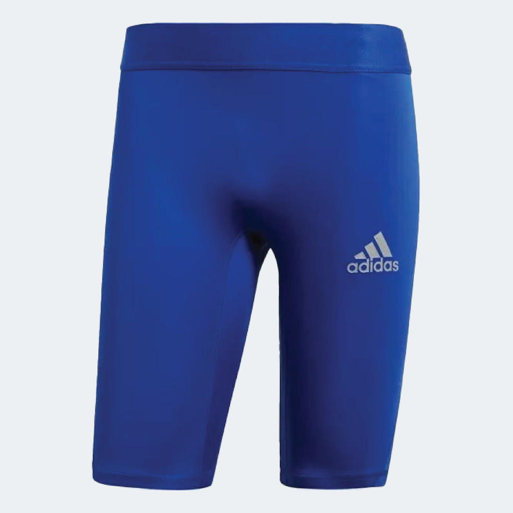 adidas TECHFIT Short Tights | Team Blue Men's stripe adidas