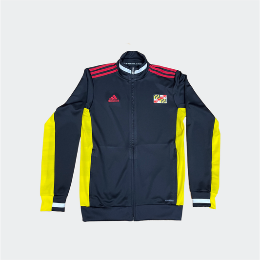adidas MI TEAM19 Custom Maryland Track Jacket | Black-Red-Gold | Men's
