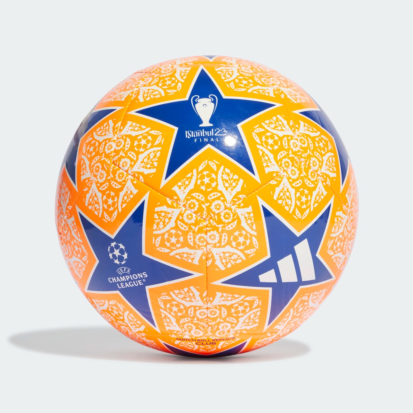 adidas UCL Istanbul Pro Match Ball - Celebrate Istanbul's Legacy with a  High-Performance Ball, White/Team Royal Blue/Solar Orange/Silver MET. Size 5