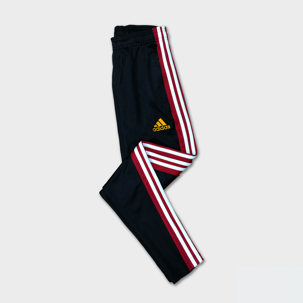 adidas MI TEAM18 Maryland Track Pants | Black-Red-Gold | Men's | stripe 3 adidas
