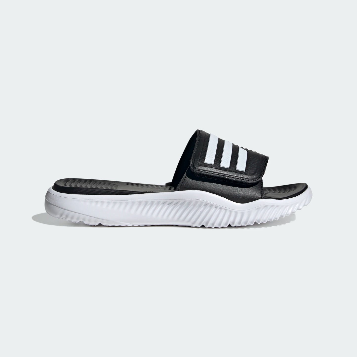 adidas ALPHABOUNCE Slides | Black-White | Men's